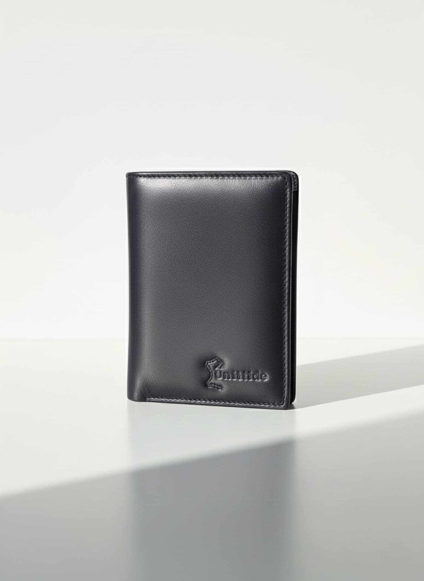 Genuine Leather Bifold Wallet - Coin