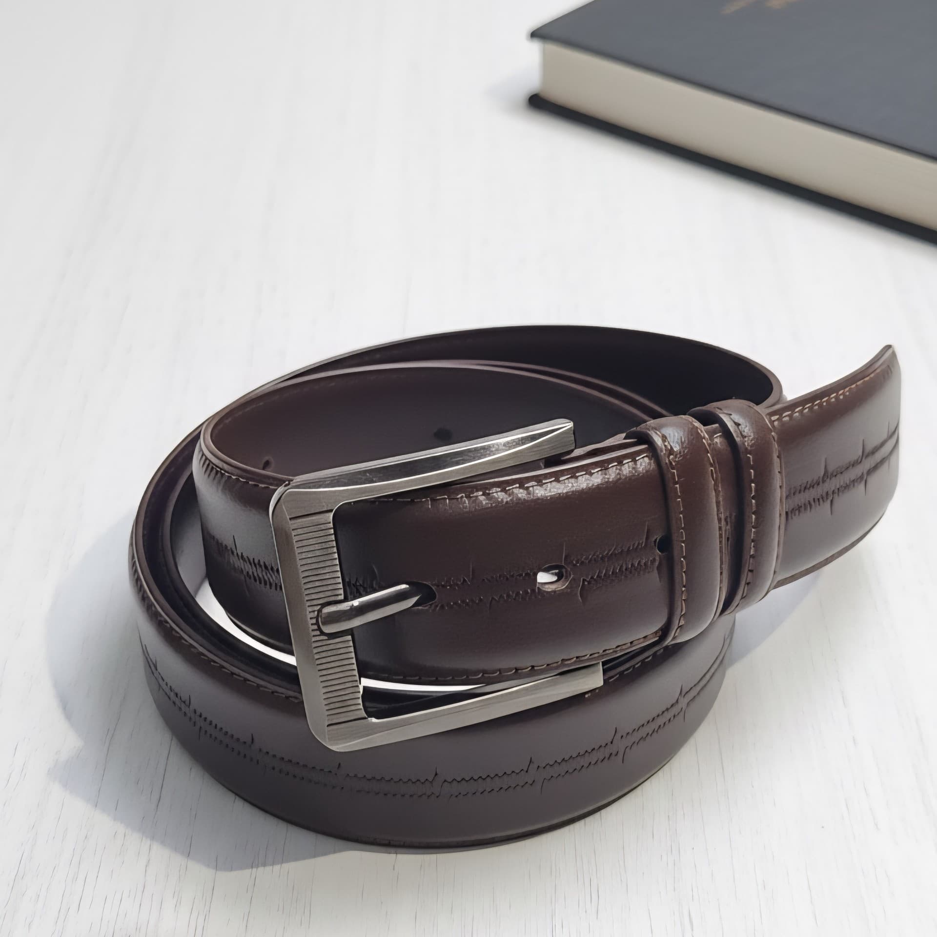 Genuine Leather Belt - Heart
