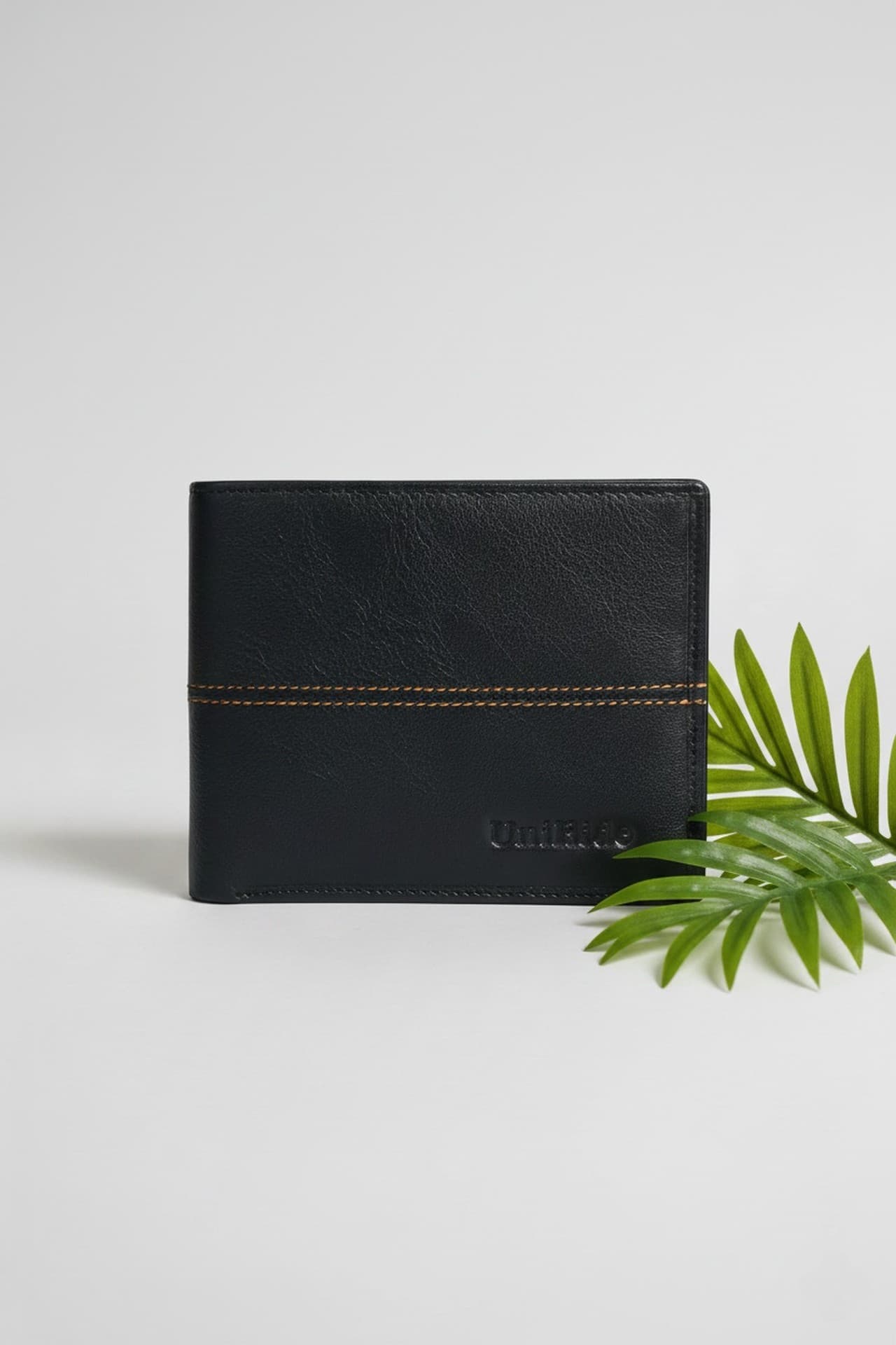 Genuine Leather Slim Wallet - Bonded