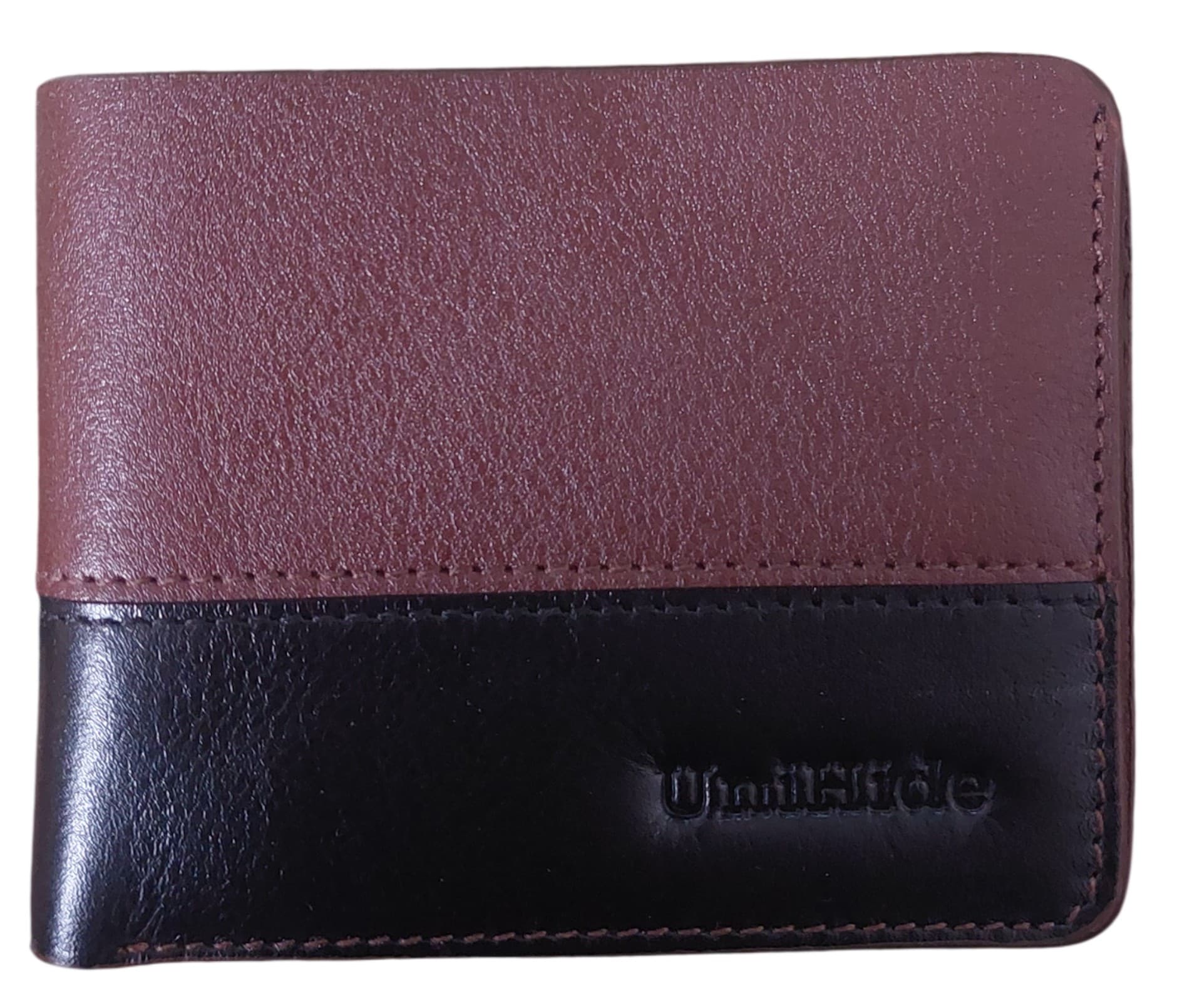 Genuine Leather Slim Wallet - Bonded